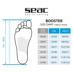 SEAC Booster Spearfishing Fins -Dive Pro Sales seac booster spearfishing fins 8