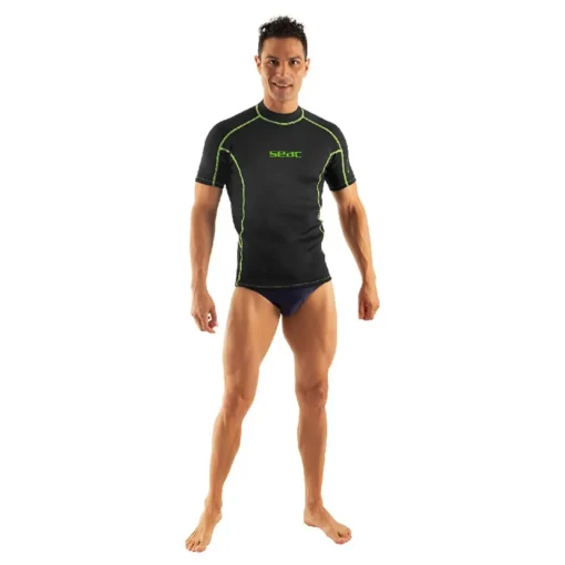 SEAC Fit 2 Mm Short Sleeve T-Shirt -Dive Pro Sales seac fit 2 mm short sleeve t shirt 2