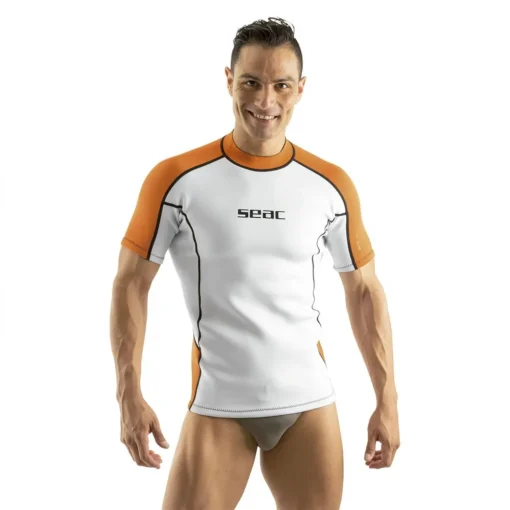 SEAC Fit 2 Mm Short Sleeve T-Shirt -Dive Pro Sales seac fit 2 mm short sleeve t shirt