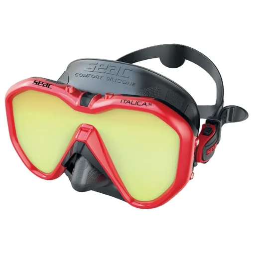 SEAC Italica 50 LS Asian Fit Diving Mask -Dive Pro Sales seac italica 50 ls asian fit diving mask