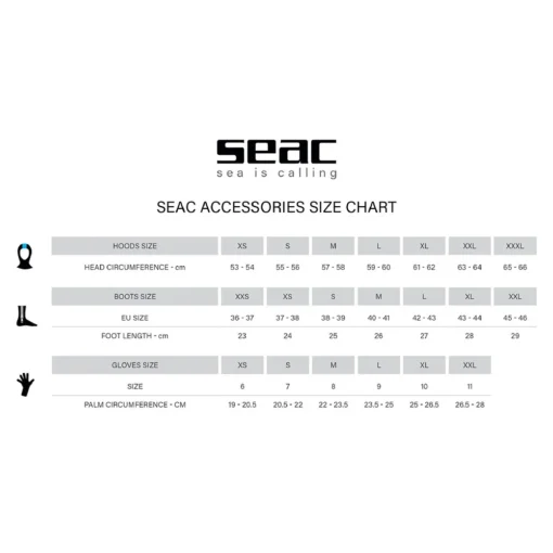 SEAC Regular 5 Mm Booties -Dive Pro Sales seac regular 5 mm booties 1