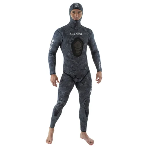 SEAC Snake Camo 5 Mm Spearfishing Jacket -Dive Pro Sales seac snake camo 5 mm spearfishing jacket 1