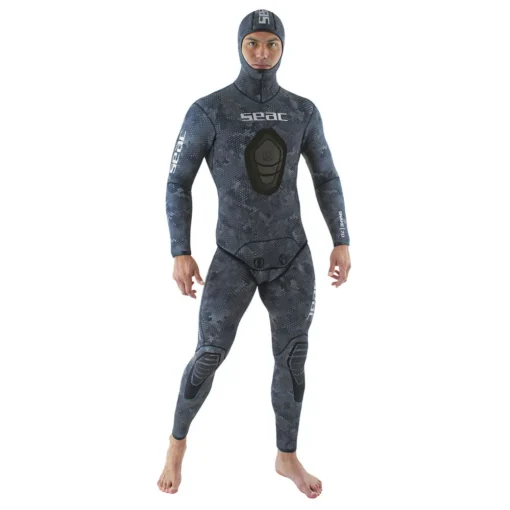 SEAC Snake Camo 7 Mm Spearfishing Jacket -Dive Pro Sales seac snake camo 7 mm spearfishing jacket 1