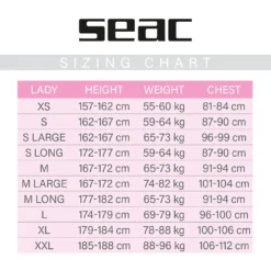 SEAC Space Woman 7 Mm -Dive Pro Sales seac space woman 7 mm 7