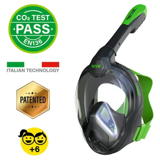 SEAC Unica Snorkeling Mask Junior -Dive Pro Sales seac unica snorkeling mask junior 2